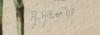 Eva Braun's painting from Hitler: His signature, 1907