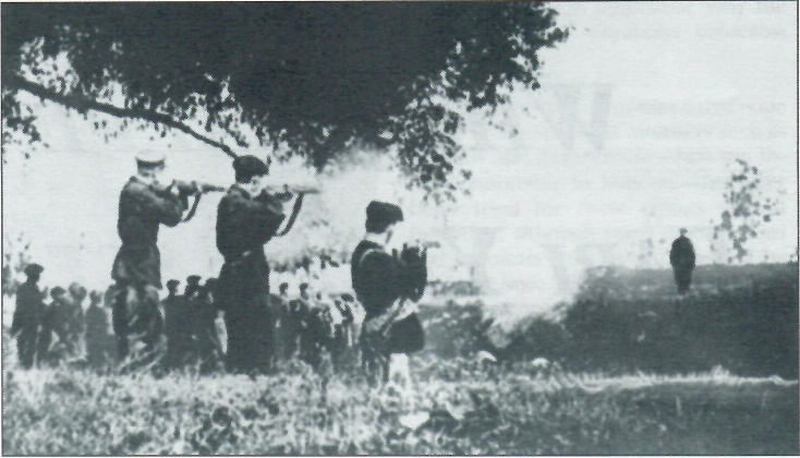 NKVD execute Ukrainian who worked with Germans